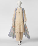 Junaid Jamshaid  JLS-S-26-671/S Degourney Floral-3 Beige Pre Winter Collection 2026