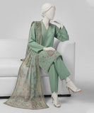 Junaid Jamshaid  JLS-S-26-779/S Pagoda Chic-1 Sea Green Pre Winter Collection 2026