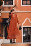 Saadia Asad D7 - A -Tangerine Royal Noor Eid Luxe Printskhaas 2026