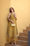 Saadia Asad D2 - B - Mustard Yellow Noor Luxe Chikankari 2026