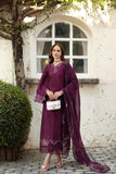 Saadia Asad D1 - A - Boysenberry Noor Luxe Chikankari 2026