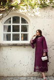 Saadia Asad D1 - A - Boysenberry Noor Luxe Chikankari 2026