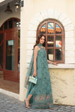 Saadia Asad D5 - B - Turquoise Blue Noor Luxe Chikankari 2026