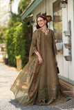 Saadia Asad D8 – Mocha Sienna Noor Eid Luxury Printskhas 2026