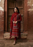 Kahf Premium KPS-1A Surkh Noor Aangan Prints Chiffon Collection 2026