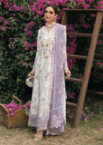 Crimson Lavender Fall - D5B Tasawar Luxe Lawn 2025