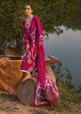 Crimson Mirror Garden - D3A Tasawar Luxe Lawn 2025
