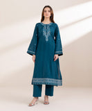 Sapphire Embroidered Cotton Jacquard Shirt 2PRS25V310ST Eid 1 RTW 2025