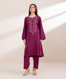 Sapphire Embroidered Cotton Jacquard Shirt 2PRS25V312ST Eid 1 RTW 2025