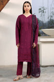Farasha Garnet Passion Summer Weaves Embroidered lawn 2025