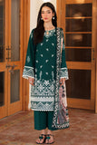 Farasha Online Teal Essence Summer Weaves Embroidered lawn 2025