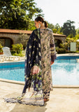 Elaf Premium ELK-08B Azzurro Print Chikankari Collection 2025