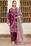 Farasha Online Satin Ruby Summer Weaves Embroidered lawn 2025