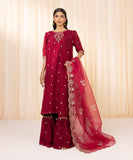 Sapphire U3FE-LX23V10-25 - 3 Piece - Embroidered Raw Silk Suit Festive 2 Collection