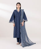 Sapphire  3 Piece Embroidered Cambric Suit 3PEDY24DFV54 Intermix Collection 2024