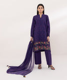 Sapphire  3 Piece Embroidered Jacquard Suit 3PEST24V54UC Intermix Collection 2024