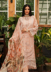 Kahf Premium KLE-03A Flamingo Luxury Lawn Collection 2024