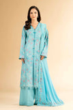 Nishat Linen 3 Piece - Printed Embroidered Suit - 42401818-1 Spring Summer Prints 2025