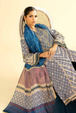 Nishat Linen 3 Piece - Gold Printed Embroidered Suit - 42401905 Eid Ul Adha Collection 2024