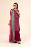 Nishat Linen 3 Piece - Gold Printed Loose Fabric - 42403310 Freedom To Buy 2024