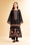 Nishat Linen 2 Piece - Dyed Embroidered Suit - 42501001 Embroidered Eid Lawn Collection 0
