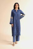 Nishat Linen 2 Piece - Dyed Embroidered Suit - 42501005 Embroidered Eid Lawn Collection 0