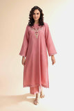 Nishat Linen 2 Piece - Dyed Embroidered Suit - 42501007 Embroidered Eid Lawn Collection 0