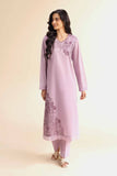 Nishat Linen 2 Piece - Dyed Embroidered Suit - 42501010 Embroidered Eid Lawn Collection 0