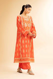 Nishat Linen 2 Piece - Jacquard Embroidered Suit - 42501022 Embroidered Eid Lawn Collection 0