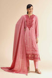 Nishat Linen 3 Piece - Jacquard Embroidered Suit - 42501050 Spring Summer Prints 2025