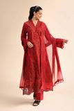 Nishat Linen 3 Piece - Digital Printed Embroidered Suit - 42501055 Embroidered Eid Lawn Collection 0