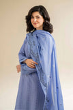 Nishat Linen 3 Piece - Dyed Embroidered Suit - 42501097 Embroidered Eid Lawn Collection 0