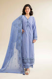 Nishat Linen 3 Piece - Dyed Embroidered Suit - 42501097 Embroidered Eid Lawn Collection 0