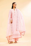 Nishat Linen 3 Piece - Dyed Embroidered Suit - 42501105 Embroidered Eid Lawn Collection 0