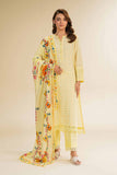 Nishat Linen 3 Piece - Jacquard Suit - 42501111 Embroidered Eid Lawn Collection 0
