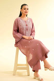 Nishat Linen 2 Piece - Dyed Embroidered Suit - 42501138 Embroidered Eid Lawn Collection 0