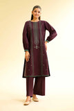 Nishat Linen 2 Piece - Dyed Embroidered Suit - 42501140 Embroidered Eid Lawn Collection 0