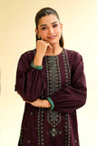Nishat Linen 2 Piece - Dyed Embroidered Suit - 42501140 Embroidered Eid Lawn Collection 0