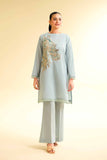 Nishat Linen 2 Piece - Dyed Embroidered Suit - 42501142 Embroidered Eid Lawn Collection 0