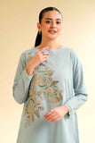 Nishat Linen 2 Piece - Dyed Embroidered Suit - 42501142 Embroidered Eid Lawn Collection 0