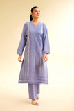 Nishat Linen 2 Piece - Dyed Embroidered Suit - 42501143 Embroidered Eid Lawn Collection 0
