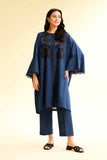 Nishat Linen 2 Piece - Dyed Embroidered Suit - 42501145 Embroidered Eid Lawn Collection 0