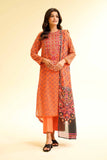 Nishat Linen 2 Piece - Printed Embroidered Suit - 42501164 Embroidered Eid Lawn Collection 0