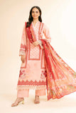 Nishat Linen 3 Piece - Digital Printed Embroidered Suit - 42501185 Embroidered Eid Lawn Collection 0