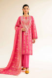 Nishat Linen 3 Piece - Printed Embroidered Suit - 42501236 Embroidered Eid Lawn Collection 0