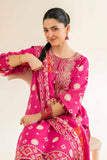 Nishat Linen 3 Piece - Printed Embroidered Suit - 42501243 Embroidered Eid Lawn Collection 0