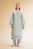 Nishat Linen 2 Piece - Dyed Embroidered Suit - 42501263 Embroidered Eid Lawn Collection 0
