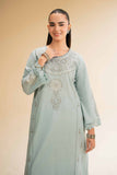 Nishat Linen 2 Piece - Dyed Embroidered Suit - 42501263 Embroidered Eid Lawn Collection 0