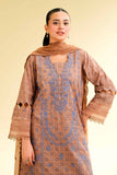 Nishat Linen 3 Piece - Printed Embroidered Suit - 42501282 Embroidered Eid Lawn Collection 0