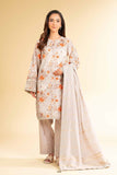 Nishat Linen 3 Piece - Digital Printed Jacquard Embroidered Suit - 42501297 Embroidered Eid Lawn Collection 0